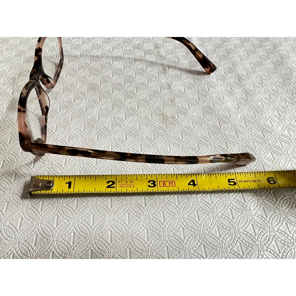 Warby‎ Parker Annette 285 Eyeglasses Brown Tortoise Rectangular Frames 52-17-140 - Picture 7 of 8
